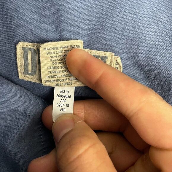 Duluth Trading Co Pants Men’s 44x30 Blue Ballroom Relaxed Fit - Picture 8 of 9